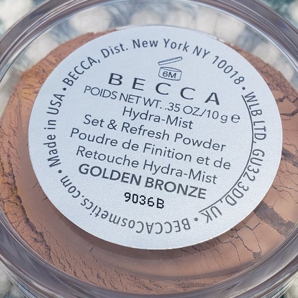 BECCA Hydra-Mist Set Refresh Powder GOLDEN BRONZE! - Picture 8 of 9